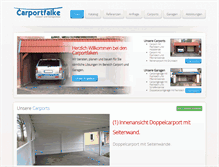 Tablet Screenshot of carportfalke.de